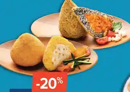 Sapore di Mare Arancine al nero di seppia o salmone e zucchine offerta