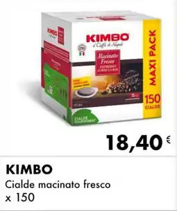 Iper Tosano KIMBO Cialde macinato fresco offerta