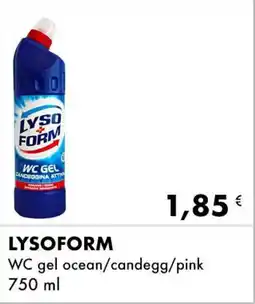 Iper Tosano LYSOFORM WC gel ocean/candegg/pink offerta