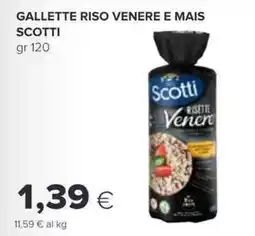 Oasi Gallette riso venere e mais SCOTTI offerta