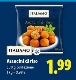 Lidl Arancini di Riso offerta