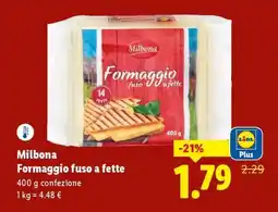 Lidl Milbona Formaggio fuso a fette offerta