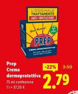 Lidl Prep Crema dermoprotettiva offerta