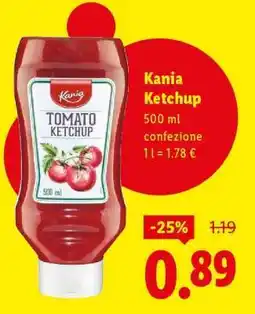Lidl Kania Ketchup offerta
