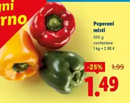 Lidl Peperoni Misti offerta