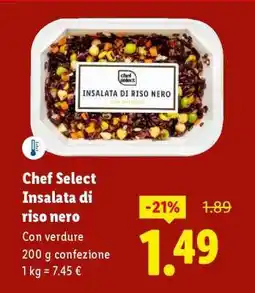 Lidl Chef Select Insalata di riso nero offerta