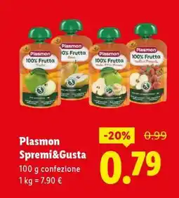 Lidl Plasmon Spremi&Gusta offerta