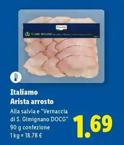 Lidl Italiano Arista arrosto offerta