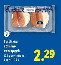Lidl Italiamo Tomino con speck offerta