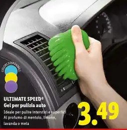 Lidl ULTIMATE SPEED Gel per pulizia auto offerta