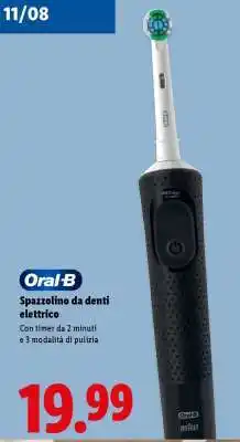 Lidl Oral-B Spazzolino da denti elettrico offerta