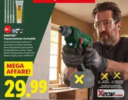 Lidl PARKSIDE Trapano battente ricaricabile offerta