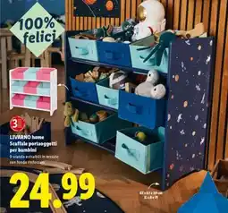 Lidl LIVARNO home Scaffale portaggetti per bambini offerta