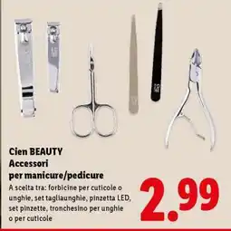 Lidl Cien BEAUTY Accessori per manicure/pedicure offerta