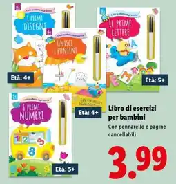 Lidl Libro di esercizi per bambini offerta