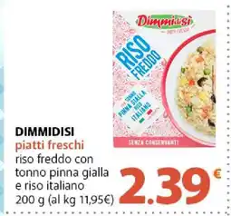 Famila DIMMIDISI piatti freschi offerta