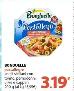 Famila BONDUELLE pastallegre offerta