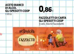 Coop FAZZOLETTI DI CARTA GLI SPESOTTI COOP offerta