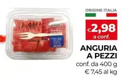 Coop ANGURIA A PEZZI offerta