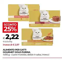 Coop ALIMENTO PER GATTI GOURMET GOLD PURINA offerta