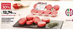 Coop MINI HAMBURGER DI SCOTTONA FIOR FIORE COOP offerta