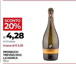Coop PROSECCO TREVISO DOC LA MARCA offerta