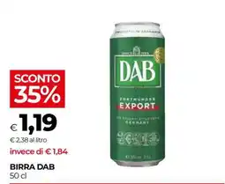 Coop BIRRA DAB 50 cl offerta