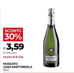 Coop MOSCATO CASA SANT’ORSOLA offerta