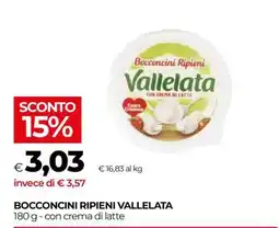 Coop BOCCONCINI RIPIENI VALLELATA offerta