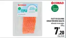 Conad FILETTI DI SALMONE CONAD PERCORSO QUALITÀ offerta