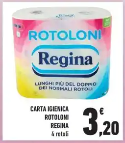 Conad Carta Igienica Rotoloni Regina offerta