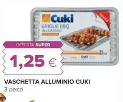 Oasi Vaschetta alluminio CUKI offerta