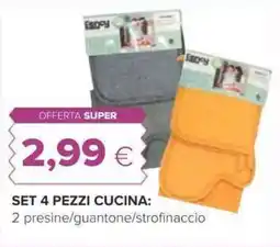 Oasi Set 4 pezzi cucina offerta