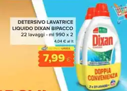 Oasi Detersivo lavatrice liquido dixan bipacco offerta