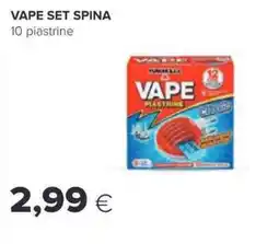 Oasi Vape set spina 10 piastrine offerta