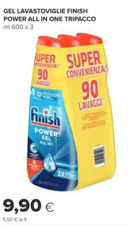 Oasi Gel lavastoviglie finish power all in one tripacco offerta