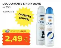 Oasi Deodorante spray DOVE offerta