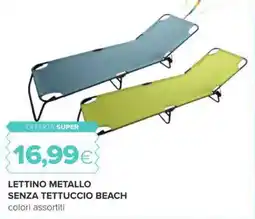 Oasi Lettino metallo senza tettuccio beach offerta