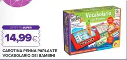 Oasi Carotina penna parlante vocabolario dei bambini offerta