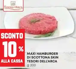 Pam Maxi hamburger di scottona skin TESORI DELL'ARCA offerta