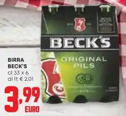 Pam Birra BECK'S offerta