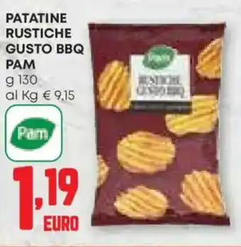 Pam Patatine rustiche gusto bbq PAM offerta