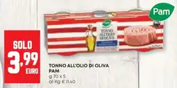 Pam Tonno all'olio di oliva PAM offerta