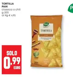 Pam TORTILLA PAM classica o chili offerta