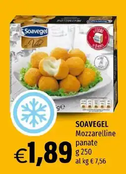 Hurrà SOAVEGEL Mozzarelline panate offerta