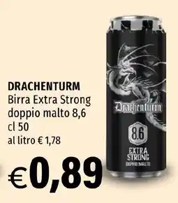 Hurrà DRACHENTURM Birra Extra Strong doppio malto 8,6 offerta