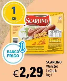 Hurrà SCARLINO Wurstel LeCock offerta