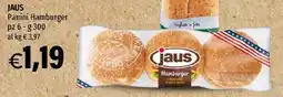 Hurrà JAUS Panini Hamburger offerta