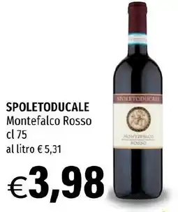 Hurrà SPOLETODUCALE Montefalco Rosso offerta
