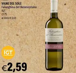 Hurrà VIGNE DEL SOLE Falanghina del Beneventano IGT offerta